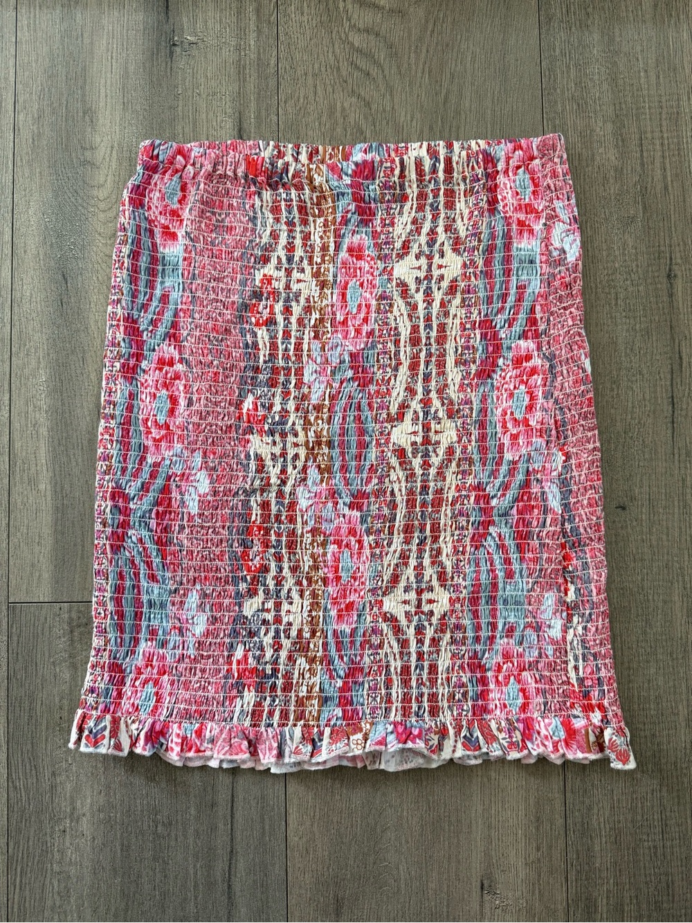 Vintage Guess Y2K Smocked Skirt